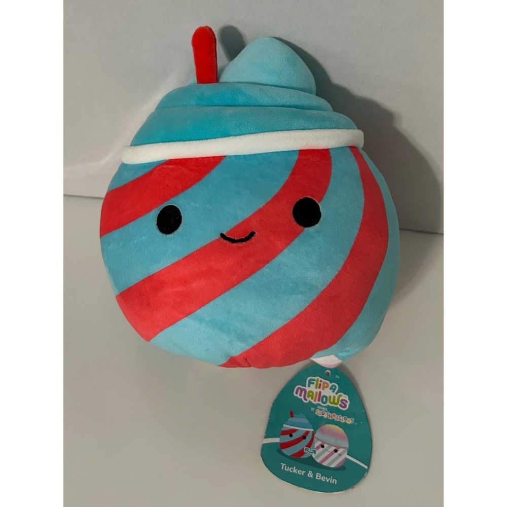 Squishmallows Flip A Mallows Tucker and Bevin 8" Plush New with Tags